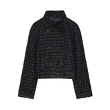 Autumn New Double-Sided Round Collar Blouse 3641859 Elastic Casual Trousers 3641860 HZ1208