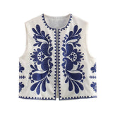 Summer New Embroidery Round Cardigan Fashion Horse Armor HZ1208