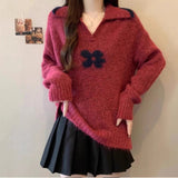 Autumn/Winter 2025 New Retro Buckle Design High-Necked Ladies Knitted Cardigan Pure Color Ocean Sweater Fashion HZ1208