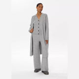 Autumn/Winter 2025 New Hot Knitted Three-Piece Set Of Women's OL Style Sweater Cardigan + Pants HZ1208