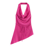 Quality Asymmetric Blouse 0347302 Textured Trousers 0347303 Set HZ1208