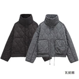 2025 Autumn And Winter New Women's Clothing Multi-Color Selection Long-Sleeved Cotton Jacket Jacket Jacket HZ1208