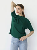 2025 Hot Summer T-Shirt Women's Pure Cotton 16-Color Basic Loose Top Ins Soft T-Shirt HZ1208
