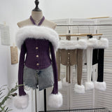 Heavy Industry Bling Bling Glide Hanging Neck Sling Vest One-Style Wrapping Tie With Large Bare Back Blouse 1083 HZ1208