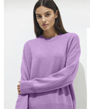 2025 Autumn And Winter New Hot Round-Neck Sweater Women's Card With Loose Knitting Top HZ1208
