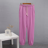2025 New Rope Sweatpants Hot Girl Wind Trousers Trousers Women's Clothing HZ1208