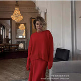 Hot Sale Of Solid Color Round-Neck Sweater Women 2025 New Soft Knitting Base Top HZ1208
