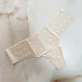 Non-Stained Lady T-Tong Trousers Round Lattice Letter Large-Size Female T-Trousers T-T-T-Pants HZ1208