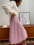 Spring And Autumn 2025 New 100-Fold Organ Half-Dress Hot Soft Half-Dress Ins HZ1208