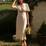 2025 Autumn New Fashion Impact Printing Vest High-Waist Open Fork Dress Set 661 HZ1208