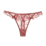 New Triangle Hollow Lace Side Thong Lady Water Drill Hanging Cotton Crotch Trousers Tpants HZ1208