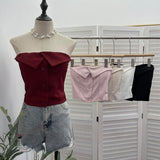 Small-Sized Old-Fashioned Green Shoulder Horn Sleeve Blouse Dye Net Yarn Lace Draw Rope Short T-Shirt 8010 HZ1208