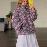 Fashion Sense Elastic Towel Cloth Shoulder Double Sweater Cover Autumn And Winter Loose Leisure Lazy Wind HZ1208