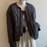 Cotton 2025 Spring And Autumn New Korean Version Of Small Fresh Cardigan Striped Single Pocket Loose Lanky Long Sleeve Shirt Woman HZ1208