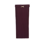 Z 2025 Spring New Knitted Neck Collar Blouse Skirt 3519028 3519029 HZ1208