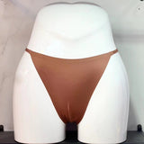 Comfort Ice Silk Scarless Lady Thong Diamond With Female Thong Trousers T-Pants Large Thong Trousers HZ1208