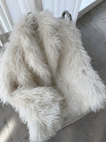 2025 Winter Fashion Faux Fur Coat Women's Loose Soft Thicker Coat HZ1208