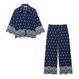 2025 Women's New Color Print Short Long-Sleeved Knitted Cardigan Sweater 7297 HZ1208