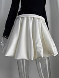 2025 Spring And Summer New Linden Skirt Y2k Elegant Bright Face Folding Tuk Tuk Tuks Half-Dress Skirt In Wind HZ1208
