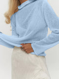 Autumn 2025 New Hollow Sweater Women Wind Soft Loose Knitted Long-Sleeved Cover Hot HZ1208