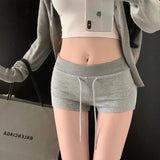 Low-Rise Thin Casual Pants Women Spring Suction Hot Pants Bag Hip Pants Leggings Black Pants HZ1208