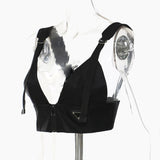 25 New Close Waisted Metal Adjustable Vest Accessory Blouse 1549 HZ1208