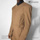 2025 Autumn And Winter Women's Clothing Niche Design Street Hit Color Drawstring Loose Casual Small Coat 1429 HZ1208