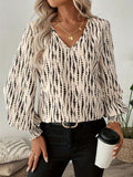 Spring 2025 New Temperament Elegant Long Sleeve Shirt Blouse HZ1208